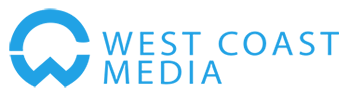 WC Media logo 350w w text hz 72d blu